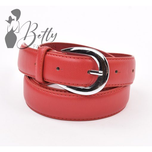 Egyszínű műbőr öv