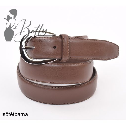 Egyszínű műbőr öv