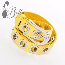 Ezüst fémkarika díszes öv