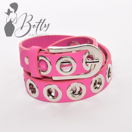 Ezüst fémkarika díszes öv