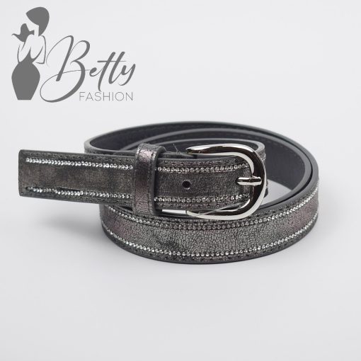 Strasszkő díszes, műbőr öv