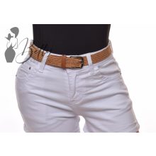 Fonott, gyékény hatású, csatos öv