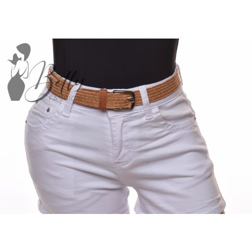 Fonott, gyékény hatású, csatos öv