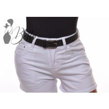 Fonott, gyékény hatású, csatos öv