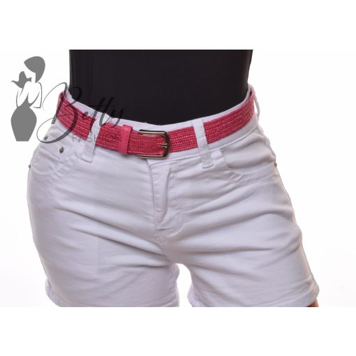 Fonott, gyékény hatású, csatos öv