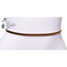 Strasszkő díszes fémcsatos öv