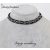 Strasszos díszítésű choker
