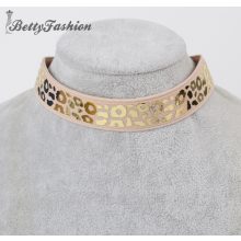 Arany mintás gumis choker