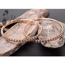 Strasszköves karika fülbevaló