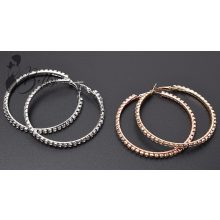 Strasszköves karika fülbevaló