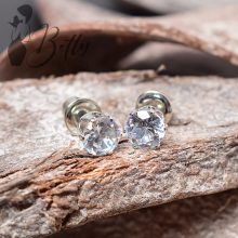 Cirkónia köves fülbevaló