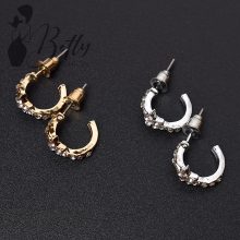 Strasszköves csillagmintás fülbevaló