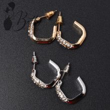 Strasszköves fülbevaló