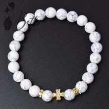 Márványhatású gyöngy karkötő