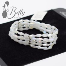 5 soros rombusz alakú gyöngyös karkötő