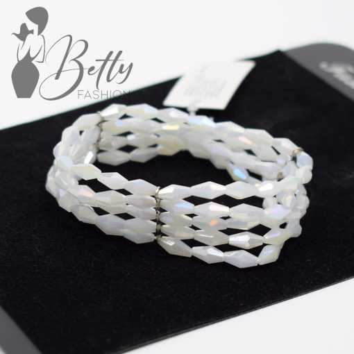 5 soros rombusz alakú gyöngyös karkötő