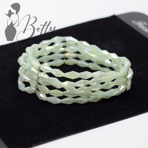 5 soros rombusz alakú gyöngyös karkötő