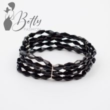 5 soros rombusz alakú gyöngyös karkötő