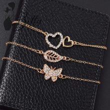 Strasszköves, 3 részes karkötő szett