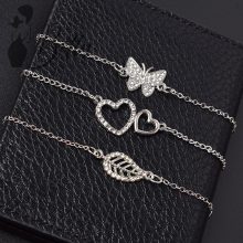 Strasszköves, 3 részes karkötő szett