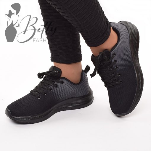 Fekete-szürke színátmenetes sportcipő