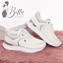 White Top with Jewelry Embellishment S/M