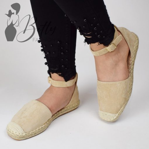Bézs színű espadrilles