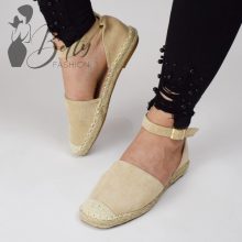 Bézs színű espadrilles