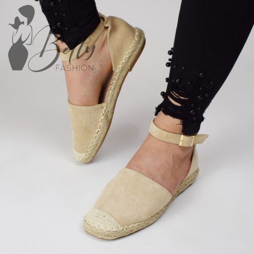 Bézs színű espadrilles