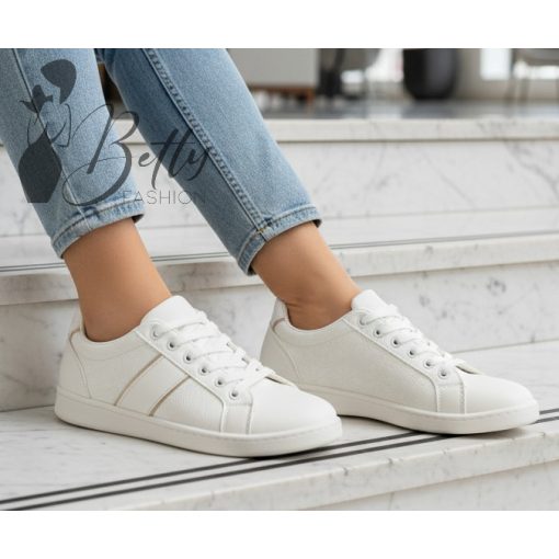 White Top with Jewelry Embellishment S/M