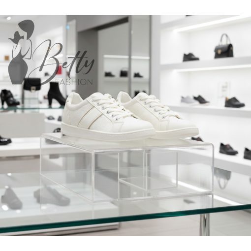 White Top with Jewelry Embellishment S/M