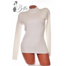 White Top with Jewelry Embellishment S/M