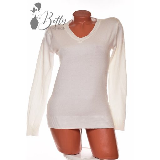 White Top with Jewelry Embellishment S/M
