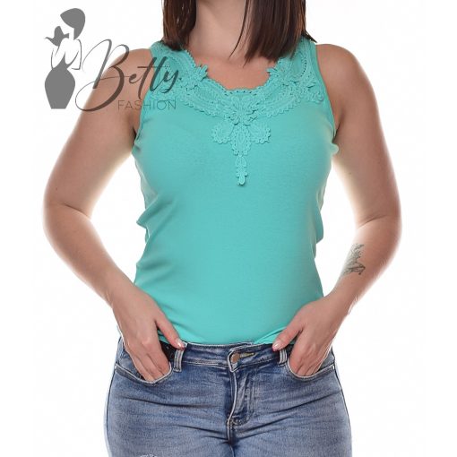 White Top with Jewelry Embellishment S/M