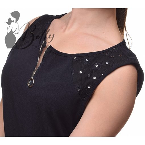 White Top with Jewelry Embellishment S/M