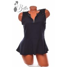 White Top with Jewelry Embellishment S/M