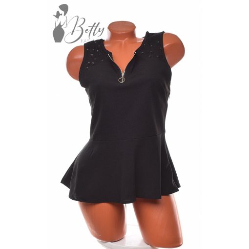 White Top with Jewelry Embellishment S/M