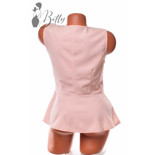 White Top with Jewelry Embellishment S/M