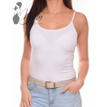 White Top with Jewelry Embellishment S/M