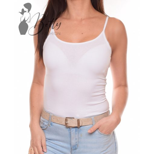 White Top with Jewelry Embellishment S/M