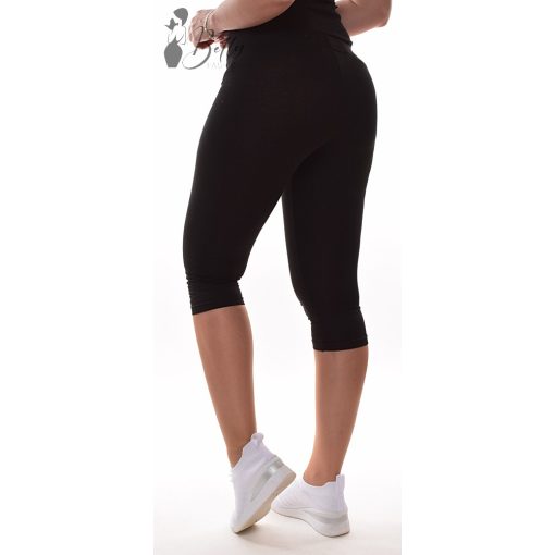 Fekete színű, feliratos leggings S, M, L, XL