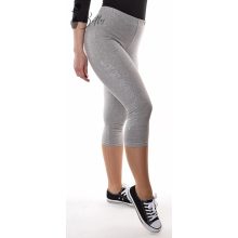 Világosszürke színű, oldalán feliratos térdleggings S, M, L, XL