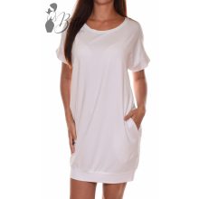 Egyszínű, zsebes, laza fazonú ruha S/M, L/XL