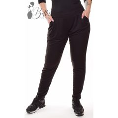   Fekete színű, deréknál rakott fazonú nadrág S, M, L, XL