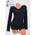   Fekete színű, nyakánál csipkeszegélyes és gombdíszes felső XS, S, M, L, XL, 2XL