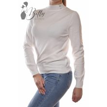 White Top with Jewelry Embellishment S/M