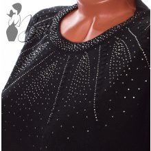 White Top with Jewelry Embellishment S/M