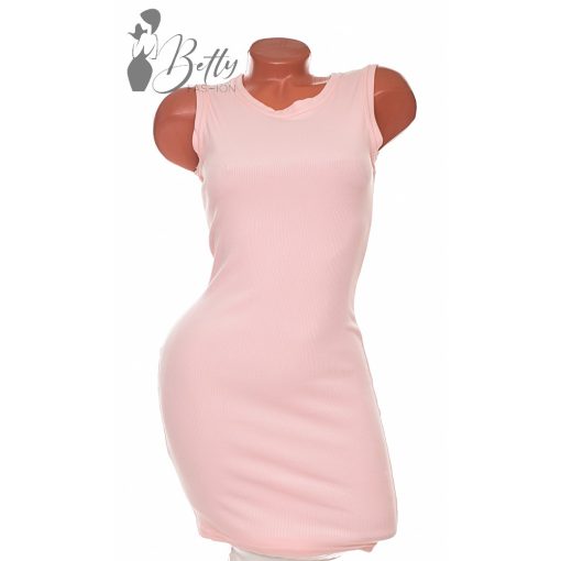 Egyszínű, bordázott anyagú tunika XS, S, M, L, XL