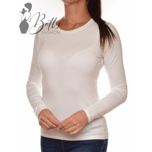 Fehér színű hosszú ujjú felső  S, M, L, XL, 2XL