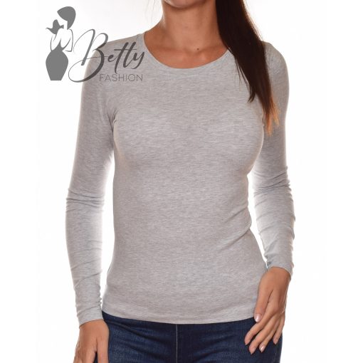 Szürke színű hosszú ujjú felső  S, M, L, XL, 2XL